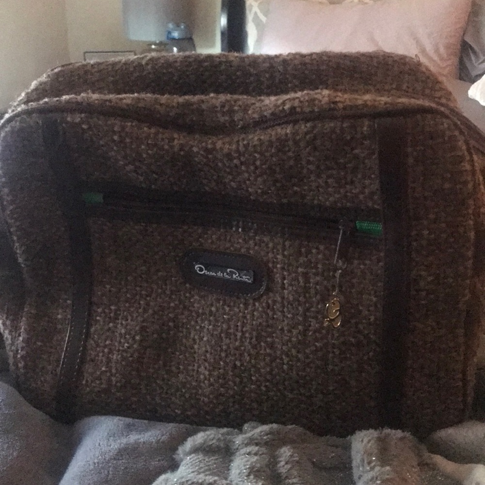 Vintage Oscar De La Renta travel bag